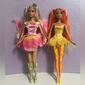 Barbie Fairytopia Elina and Dandelion Used Dolls 2004